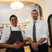 Lena chef Gabriel Vera and general manager John Sleamon pose for a photograph in the bar area of the Lena on Thursday morning. The new restaurant along with the new Cafe Habana are set to open on August 30.  Melanie Maxwell I AnnArbor.com